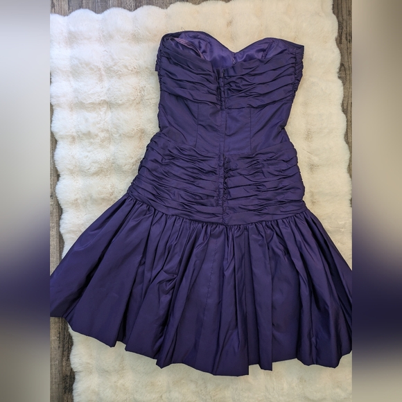 Vintage Victor Costa Rosette Drop Waist dress - Picture 9 of 9